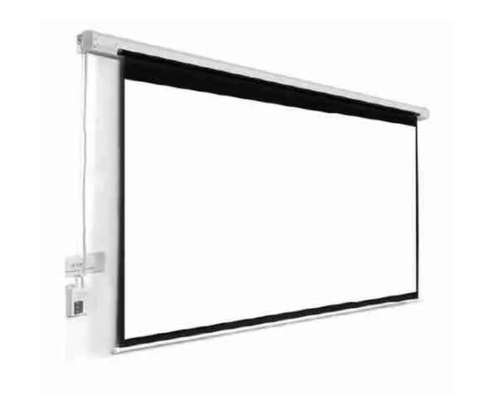 Electric Projector Screen 96x96 Inch image 1