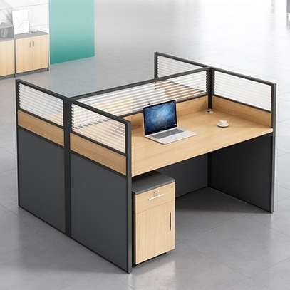 Office Workstation; 2 Seater Module Office Workstation image 6