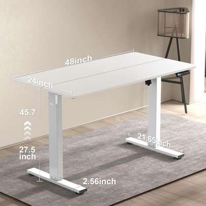 Standing electric height adjustable desk image 10