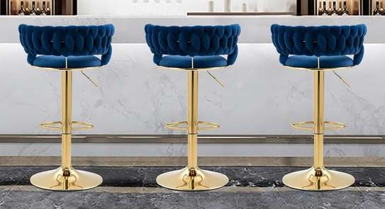 BArstool; High Back Pub Barstool Chair image 5