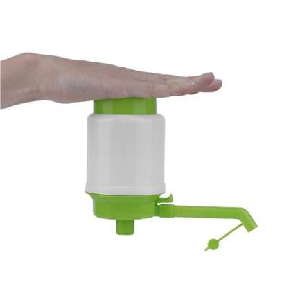 Bottled Drinking Water Pump Hand Press Manual Pump Dispenser Pump Faucet Tool green and white image 3