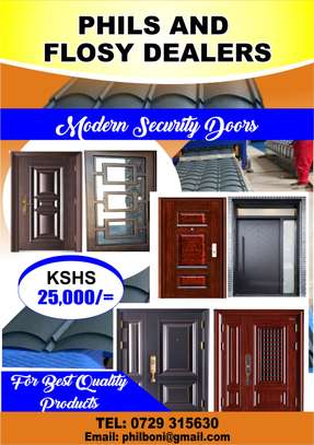 Selling modern security steel doors at affordable price image 1