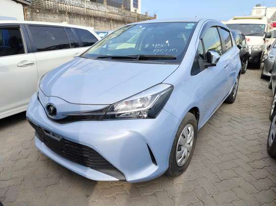 Toyota Vitz 1300cc 2016 blue image 1