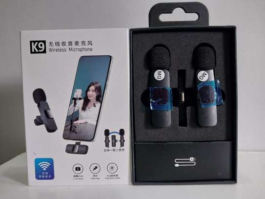 Mic K9 Wireless ( Lightning ) For iPhone Black Microphone image 1