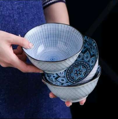 6pcs Japanese porcelain bowls image 3