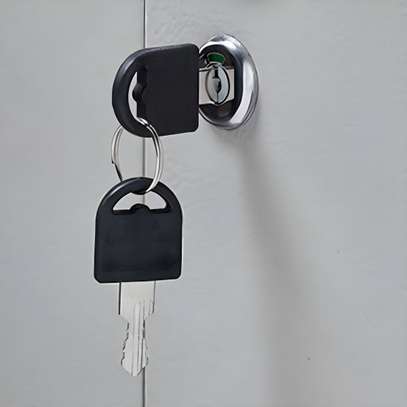 Office Cabinet: 4-Door Lockable Storage Cabinet image 3