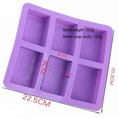 Silicone Soap Mold (Engraved) image 4