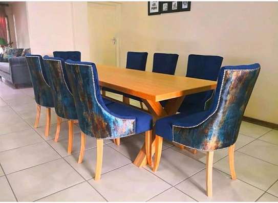 Modern 8 seater dining table image 1