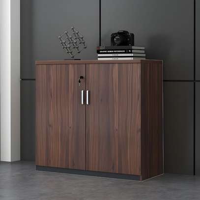 Wooden 2-Door Office Credenza image 4