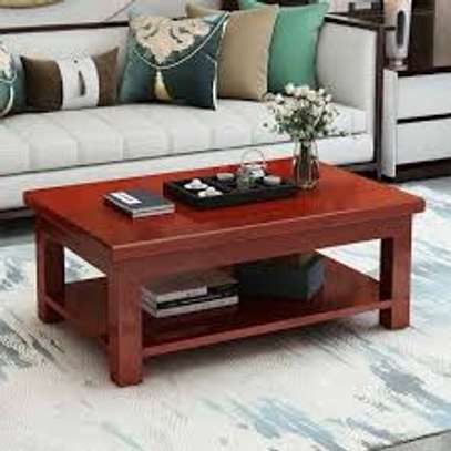 1.2m Executive Coffee Table – Mahogany Look image 2