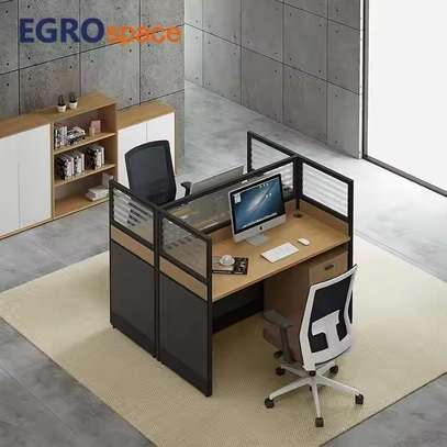 Dual-Person Office Workstation image 12