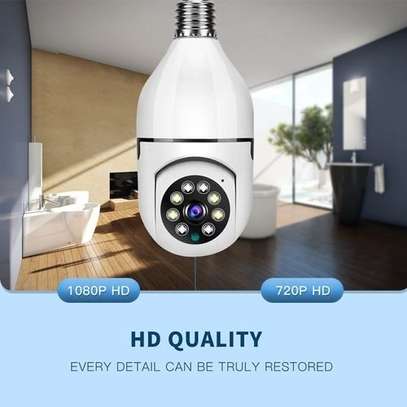 Smart WiFi Bulb Camera  Bulb 1080P PTZ 360 Degree image 2