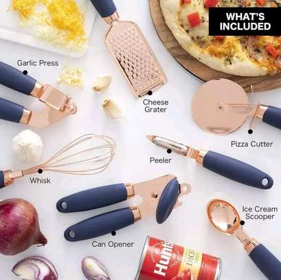 7pcs Kitchen gadget set with copper plated image 6