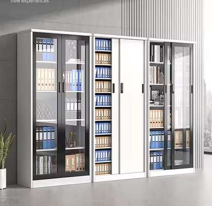Glass Door Office Storage Cabinet image 9