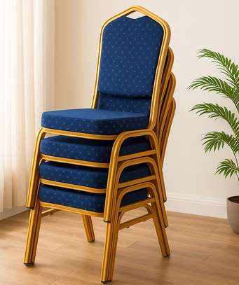 Metal Banquet Dining Chairs – Stackable Seating image 6