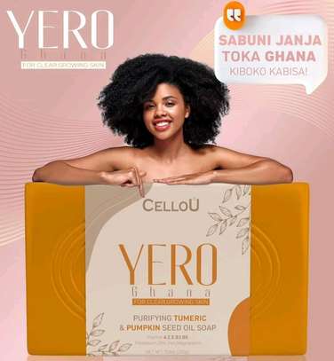 Yero Ghana tumeric and pumpkin soap image 3