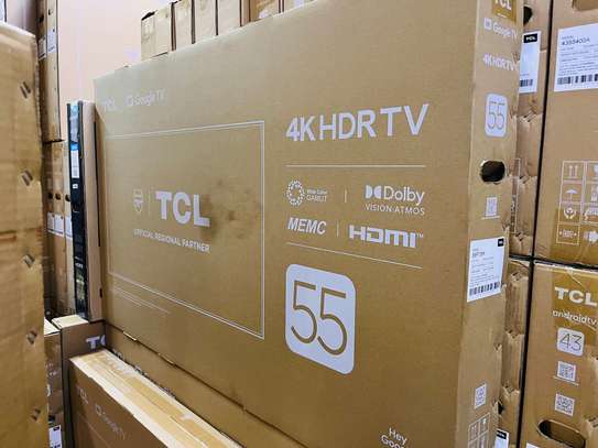 TCL 55 INCHES SMART GOOGLE 4K FRAMELESS TV image 3