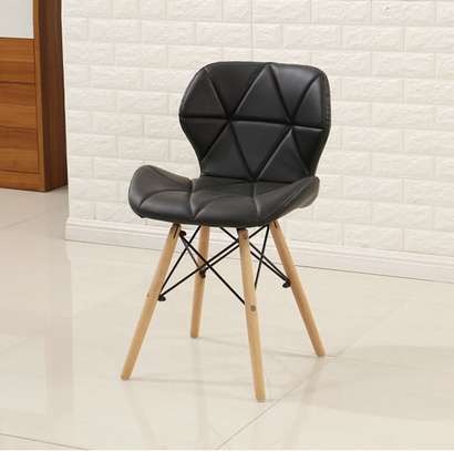 Office Chair: PU Leather Eames Dining Chair image 4