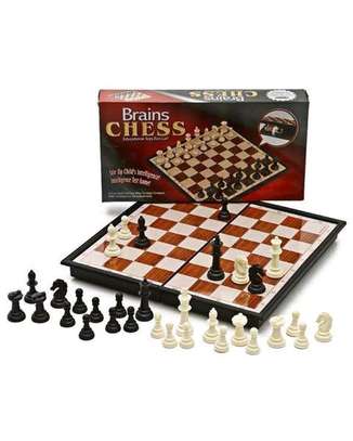 Brains magnetic chess board set image 1