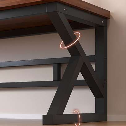 Office tables: 1200mm wooden computer table image 2