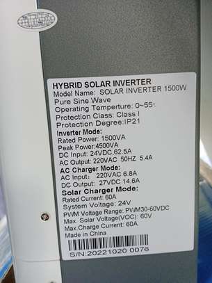 SOLAR MAX 1.5KW/24V HYBRID SOLAR INVERTER image 1