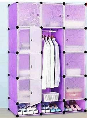 Purple Plastic Wardrobe image 1