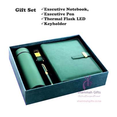 Gift set 004 - Notebook, Thermal Flask LED, Pen & Key holder! Same day delivery countrywide! image 2