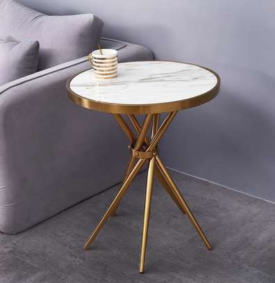 Coffee Table : Simple Iron Living Room Coffee Table image 7