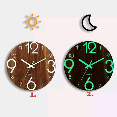 *Decorative Luminous Wall Clock* image 1