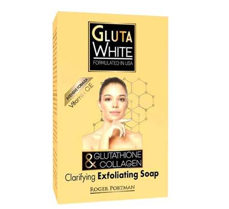 Gluta White Glutathione & Collagen Clarifying & Exfoliating Soap image 1