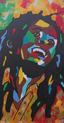 Bob Marley Acrylic painting on sale image 2