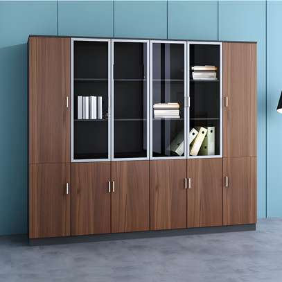 Office Cabinet : Advanced 3-Door Wooden Office Cabinet image 4