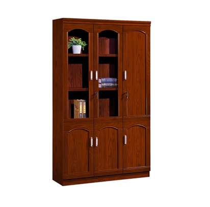 3-Door Wooden Office Cabinet image 3