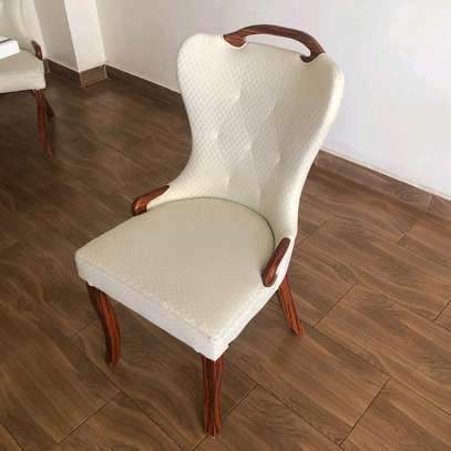 White dinning chairs image 2