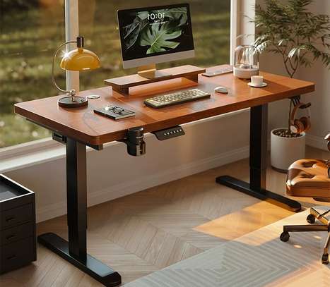 Office Desk : Electric Height Lift Smart Computer Desk image 1
