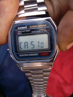 Casio metallic watch. image 3