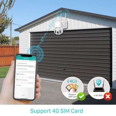 4g Sim Card 1080p Full Hd Wireless Outdoor Ptz camera image 1