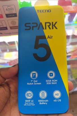 Tecno Spark 5 Air, 7"-32GB/2GB-Dual SIM-13MP-5000mAh-New Sealed image 1