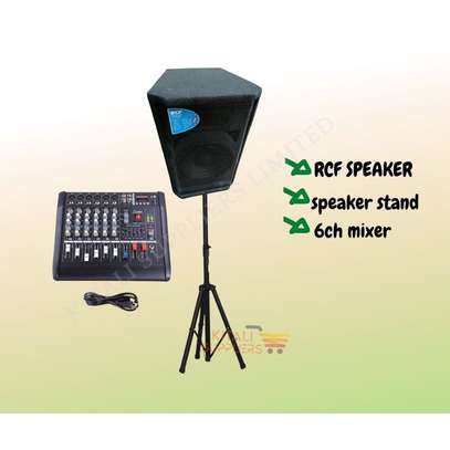 Rcf Speaker 12" With 6 Channel Mixer, image 1