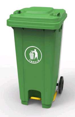 *2 in 1( Pedal with Wheels) 100 Litres Dustbin image 1