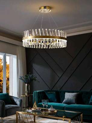 Modern Crystal Contracted Droplight Luxury Lamp image 1