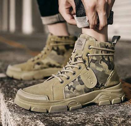 Combat camouflage boots🔥 image 3