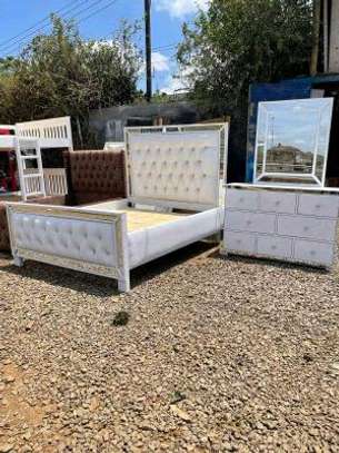 Beds 6x6 made by hand wood maongani image 1