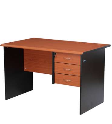 Office tables: Office table with drawers- 100cm long image 3