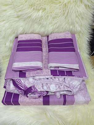 Super quality pure cotton bedsheets with a matress cover image 14