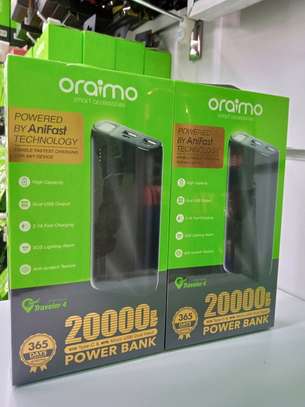 Oraimo 20000mAh 2.1A Fast Power Charging Bank WITH TORCH image 1
