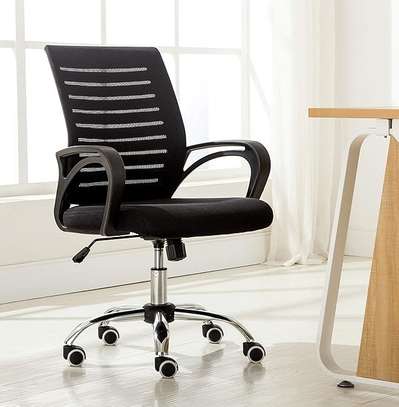 Affordable Mesh Fabric Office Chair –Mid-Back Task Chair image 6