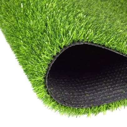 Artificial green grass carpet image 14