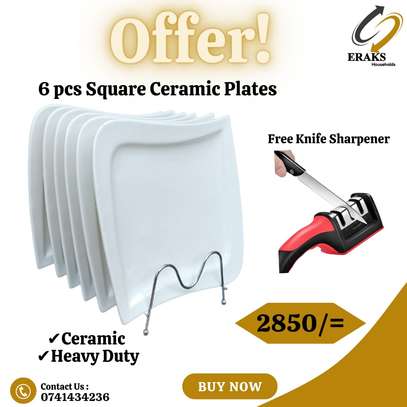 6pcs dinnerset with a free gift image 1