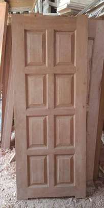 Solid panel Mahogany door/security /main door image 1